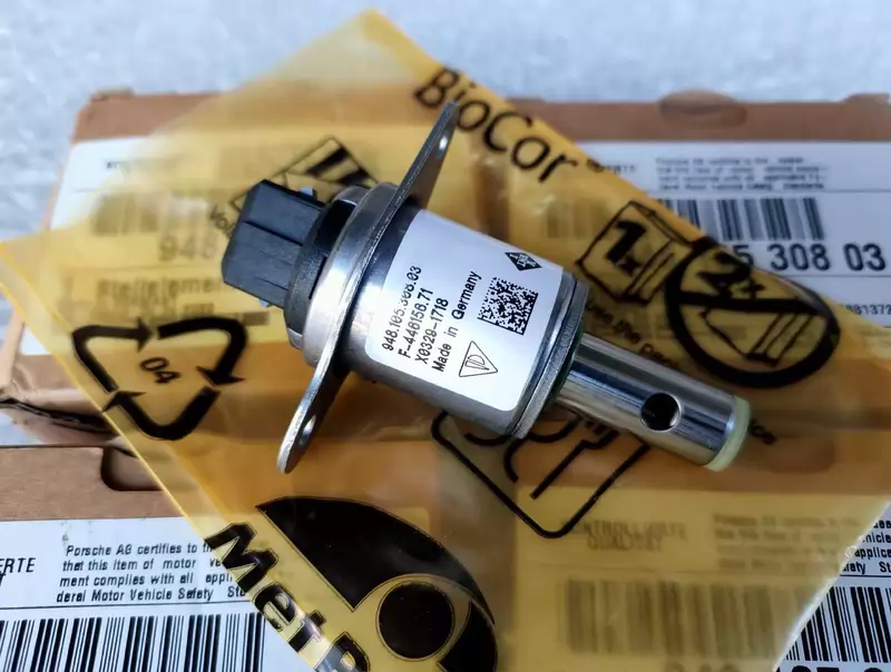 โซลินอยด์วาล์วยกวาล์ว (Valve Lift) แท้ Porsche 948 105 308 03